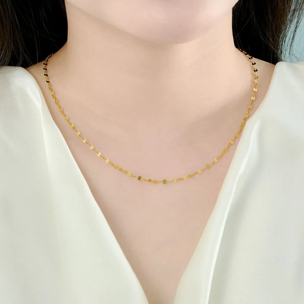 24K Gold Necklace